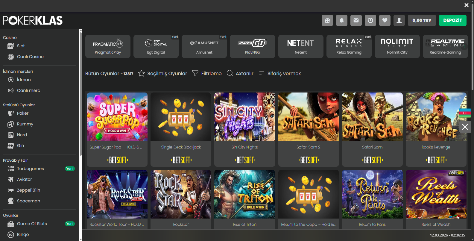 Pokerklas Giriş Mobilden