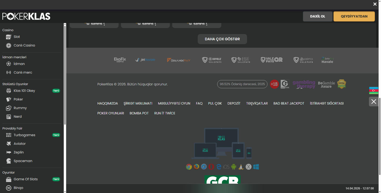 Pokerklas Giriş Yap Para Yatır