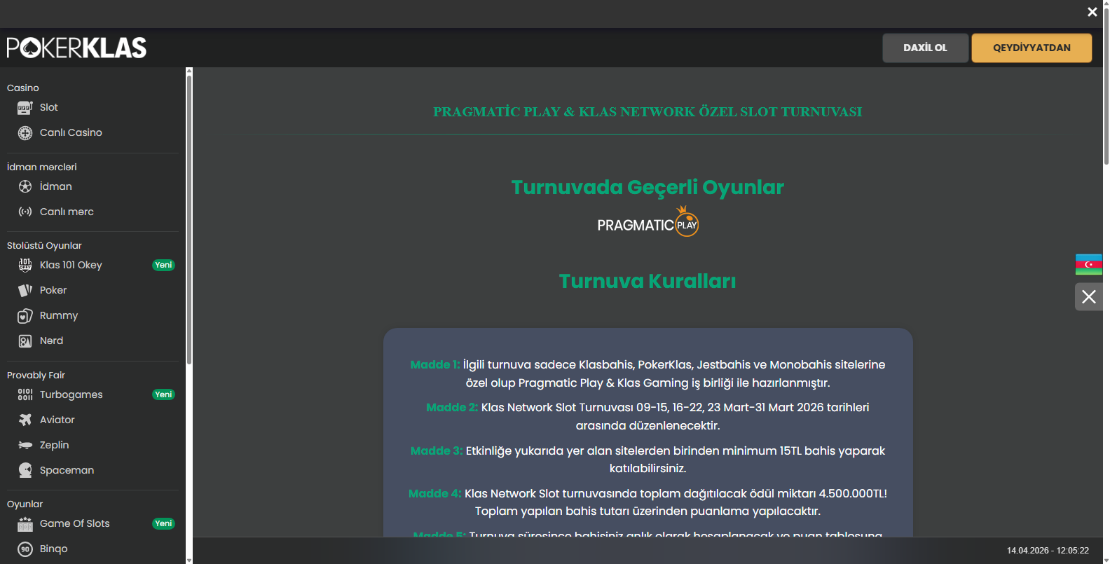 Pokerklas Para Çekme İşlemleri