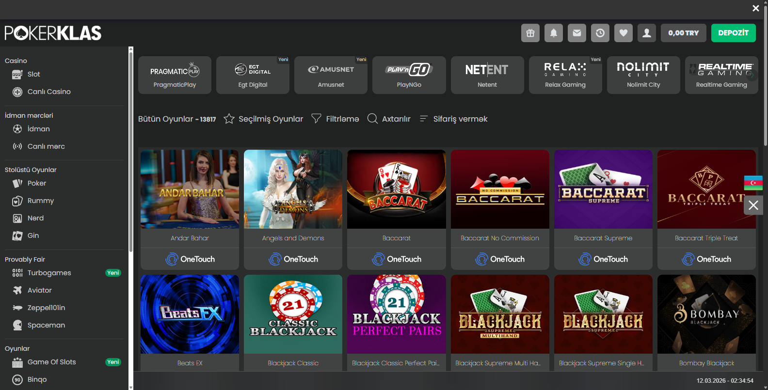 Pokerklas Slot Oyunları