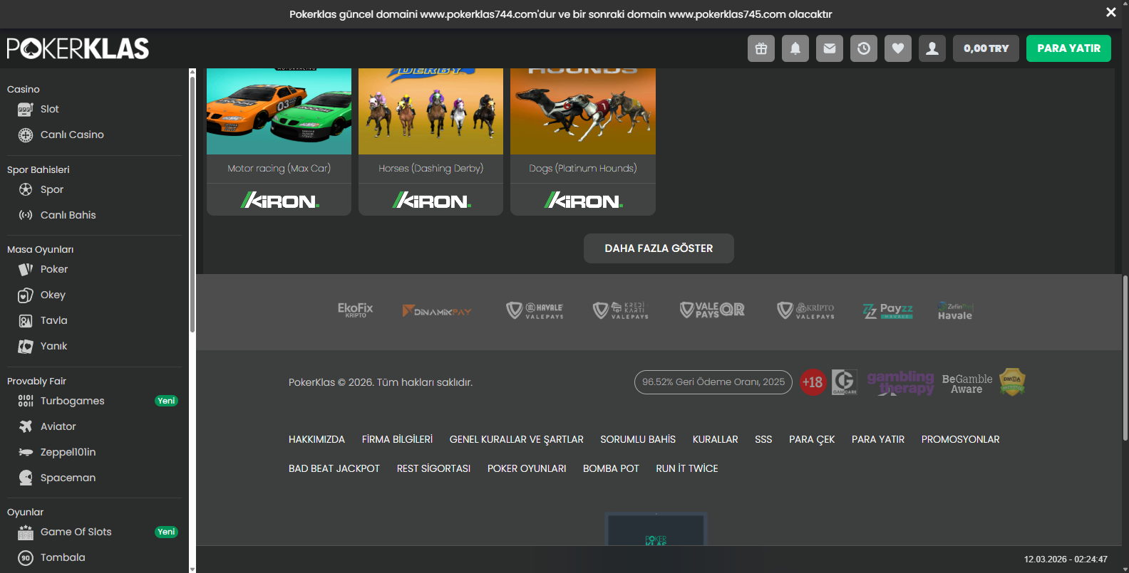 Pokerklas E-Spor